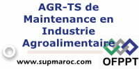 AGR-TS de Maintenance en Industrie Agroalimentaire