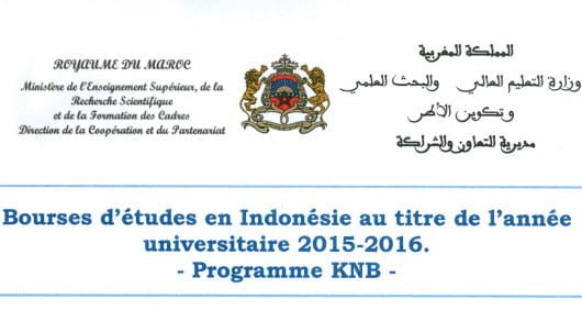 Bourses d'études en Indonésie