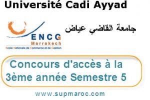 3ème Année ENCG Marrakech