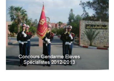 Gendarmerie Royale  Spécialistes  Service Central de Génie